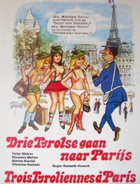 Drei Dirndl in Paris